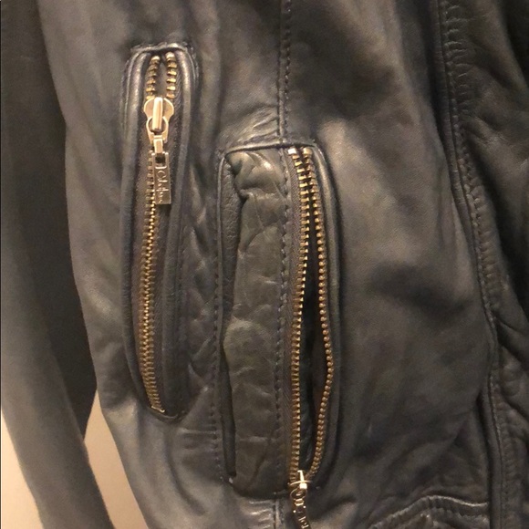 Vintage Cole Haan Leather Moto Jacket - Picture 7 of 7